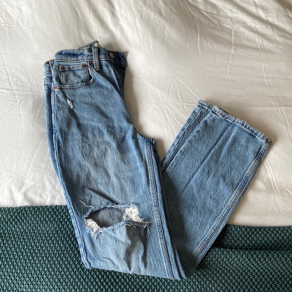 NWOT The 90s Straight Ultra High Rise Jeans